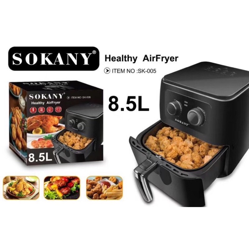 Nồi chiên không dầu sokany 8,5l