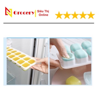 Khay đá silicon có nắp