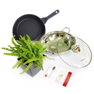 Combo 2 chảo xào & rán Fivestar 26cm