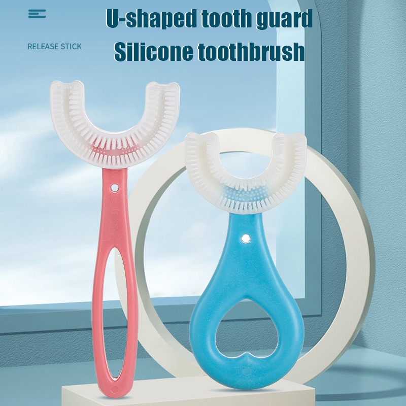 Đồ chơi bàn chải đánh răng SEASUN TOYS hình chữ U mềm đáng yêu cho bé 2-12 tuổi