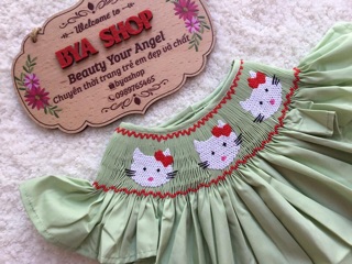 Đầm smock cao cấp