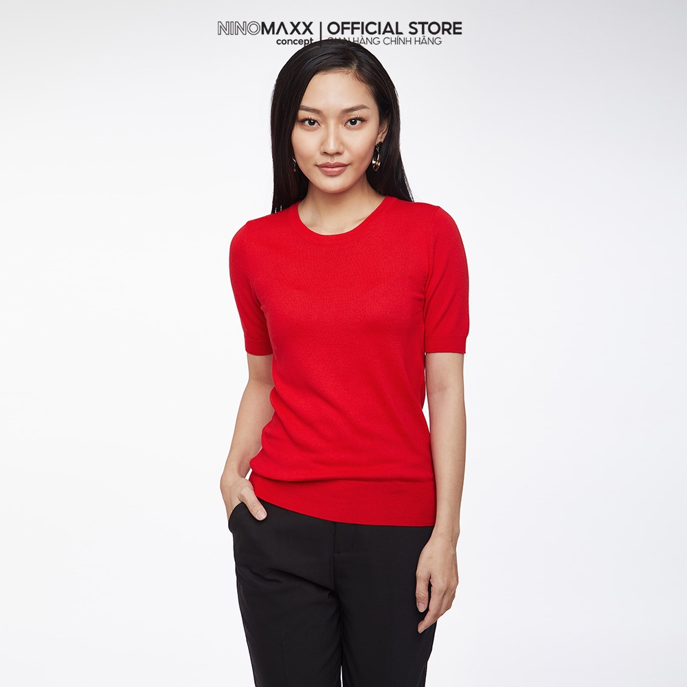Áo sweater Basic Nữ tay ngắn N&amp;M 1905013