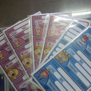 Nhãn vở campus đẹp