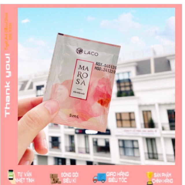 SỮA RỬA MẶT🍀MAROSA🍀LACO🍀5ml