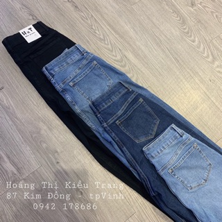 Quần suông denim