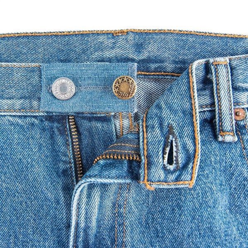 Đai Denim Nới Rộng Eo Quần Jean Có Nút Điều Chỉnh Được Tiện Lợi