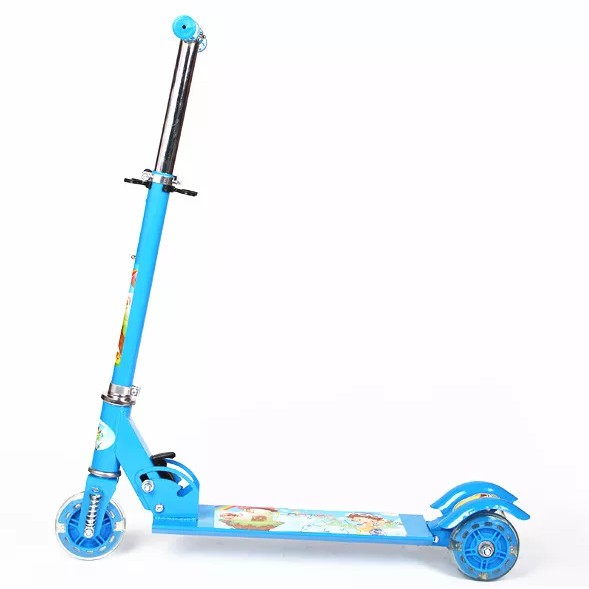 Xe trượt Scooter 3 bánh phát sáng, Bản To có Lò Xo