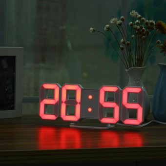 Đồng Hồ Để Bàn, Treo Tường Led 3D TN828 Smart Clock