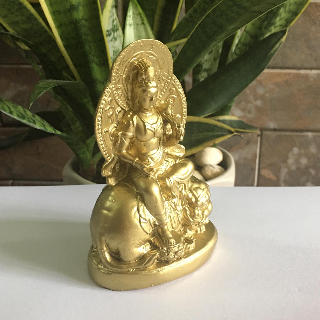 Tượng Phổ Hiền  Bồ Tát cao 12 cm rộng 8 cm