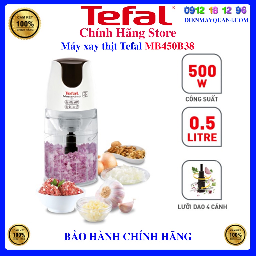 Máy xay thịt Tefal MB450B38, Bảo hành chính hãng 2 năm