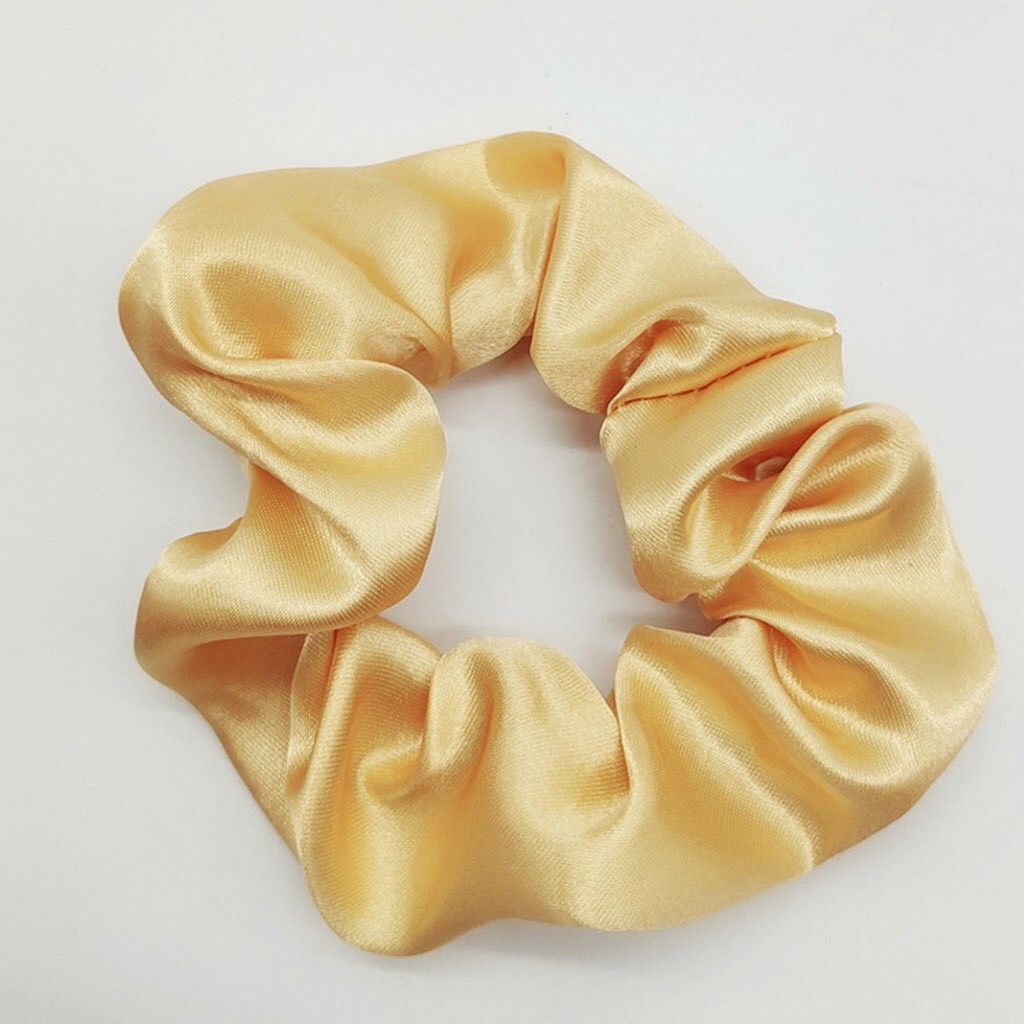 1 Dây Cột Tóc, Buộc Tóc Vải Scrunchies Siêu Xinh Dễ Thương