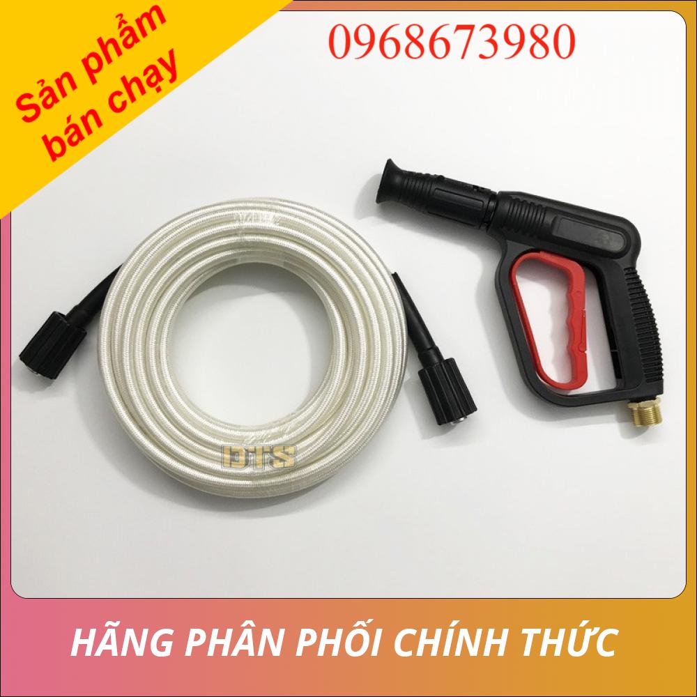 Bộ 10m dây rửa xe và súng xịt - súng rửa xe áp lực cao