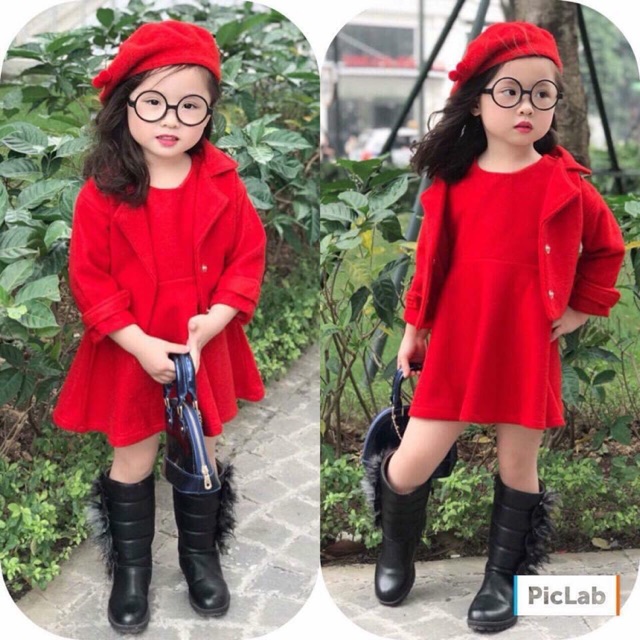 váy dạ màu đỏ