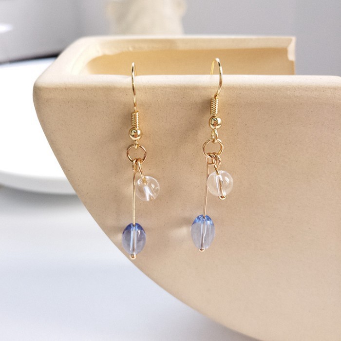 Bông tai nữ dáng dài Hàn Quốc chất liệu hợp kim bền đẹp