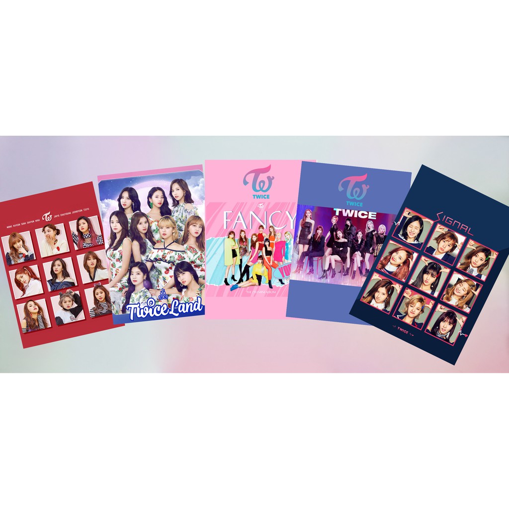 Poster Twice PTI2  khổ A5 14.8 cm x 21 cm