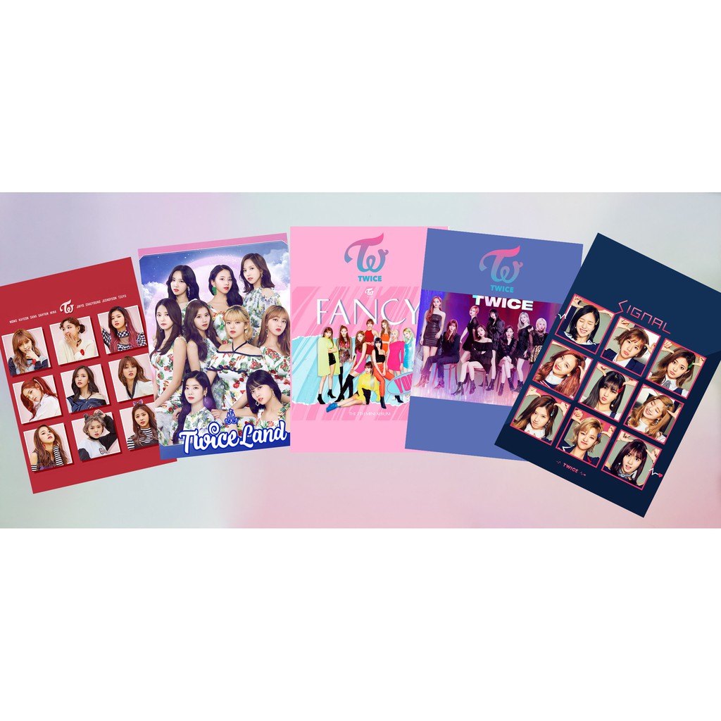 Poster Twice PTI2  khổ A5 14.8 cm x 21 cm