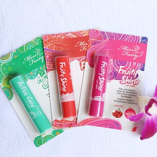 Son dưỡng môi Cherry Lipcare Miss Fairy có màu - siêu dưỡng 24h cứu rỗi làn môi khô