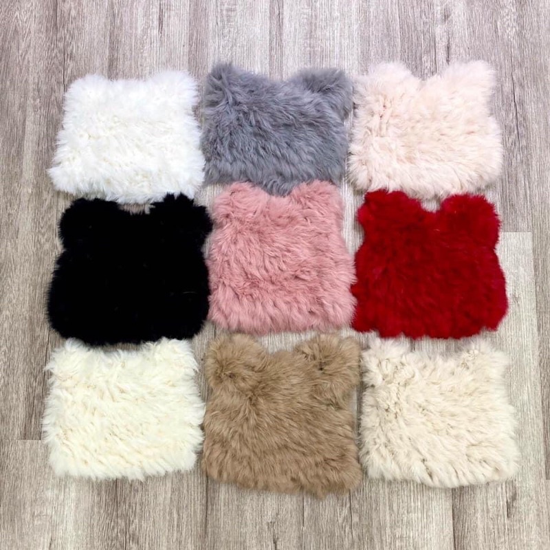 MŨ LÔNG 2 tai gấu