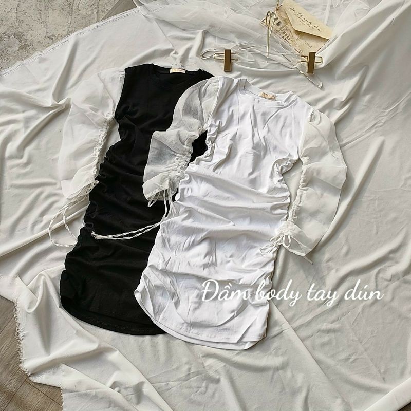 ĐẦM DỰ TIỆC BODY TAY VOAN