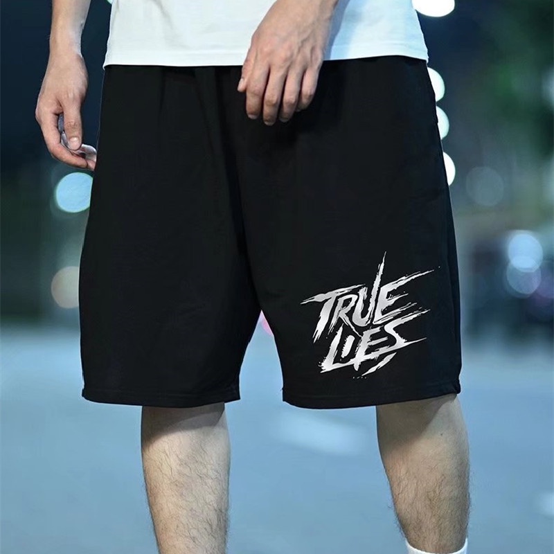 Quần Short Thể Thao Dáng Rộng In Họa Tiết Hoạt Hình Phong Cách Hàn Quốc Size M-8XL Thời Trang Cho Nam