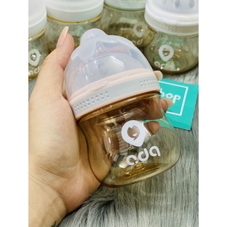 Bình sữa PPSU cổ rộng newborn Ada 120ml núm ti siêu mềm