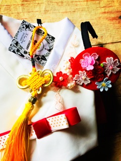 Dây treo áo dài . Hanbok
