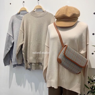 Áo len xẻ hông K0011