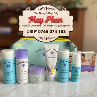Thanh lí Set tẩy trang sữa rửa mặt kem đêm Nutricentials