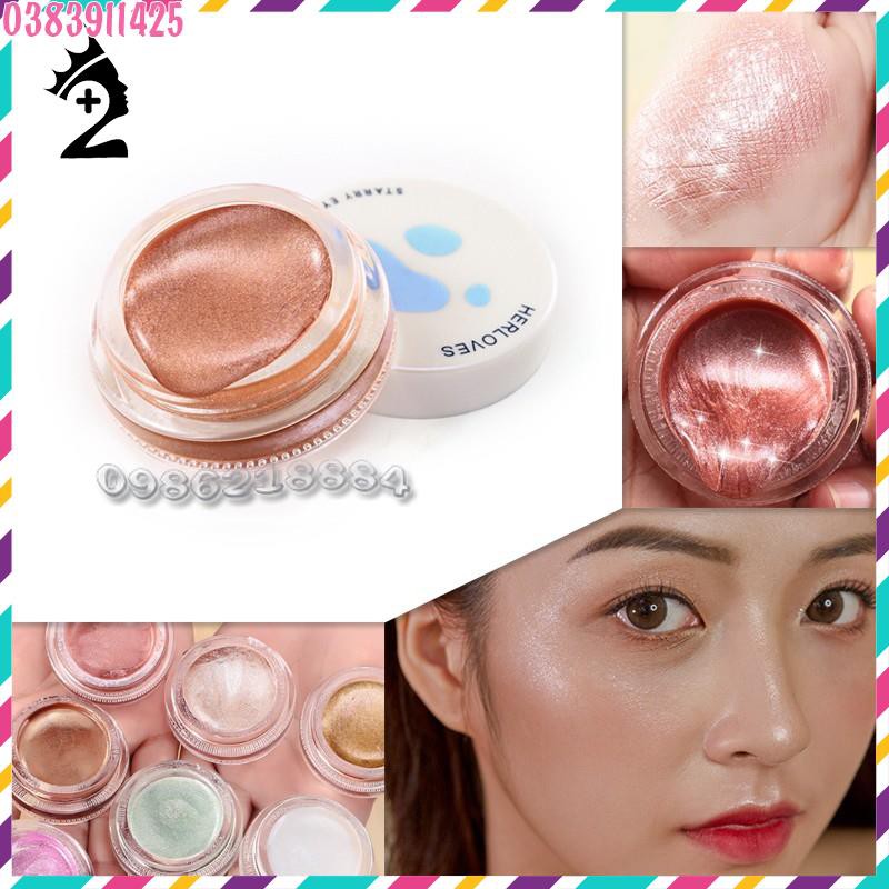 Gel nhũ chảy siêu bắt sáng CVZ HerLoves Starry Eyeshadow Moon Galaxy TPP