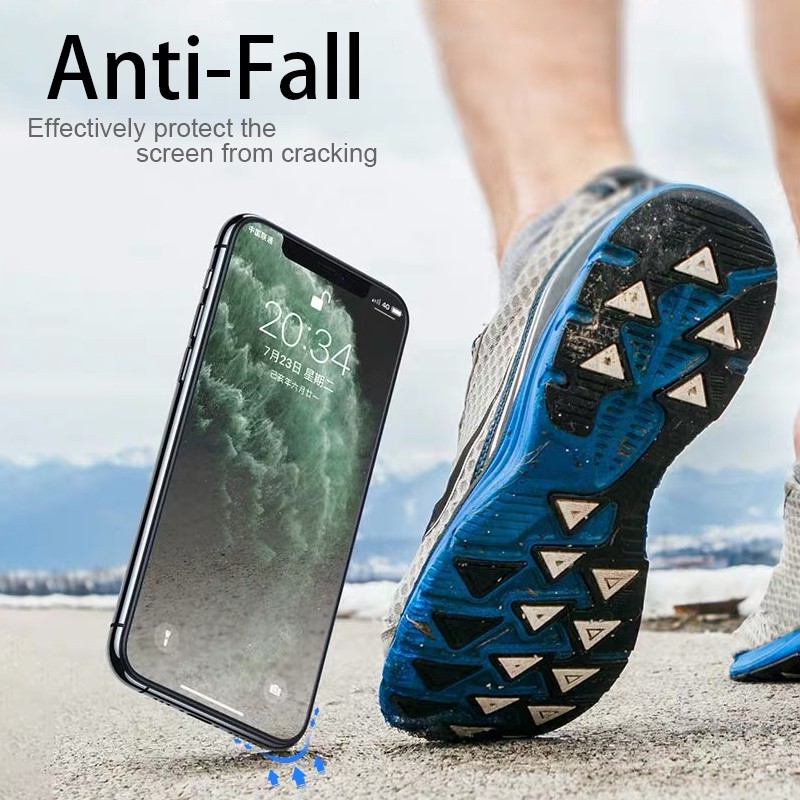 Ốp Điện Thoại Kính Cường Lực Cho iPhone 6 6S 7 8 SE X XS XR 11 12 Mini Pro Max Plus Samsung A10S M10S M10 A80 A90 A71 A80S A81 A20 A 0
