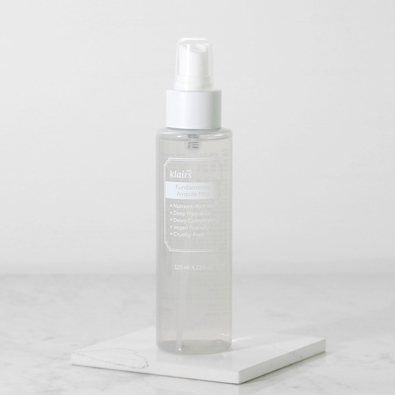 Xịt Khoáng Dưỡng Ẩm, Làm Dịu Da, Chống Oxy Hóa Klairs Fundamental Ampule Mist 125ml