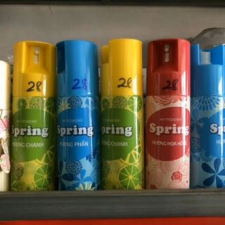 Xịt phòng Spring 280ml đủ mùi