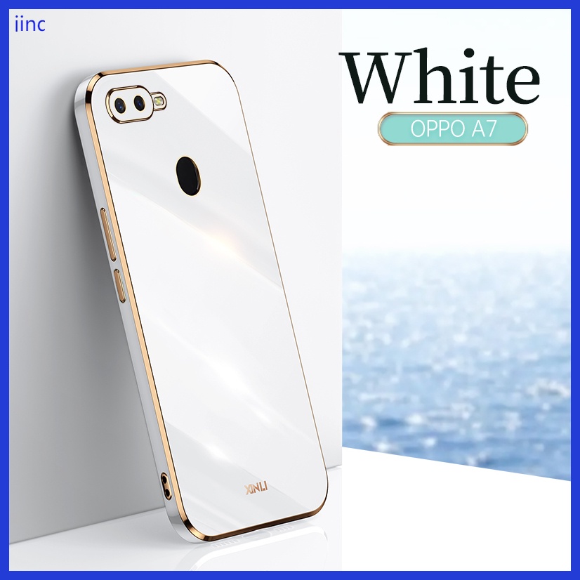 Ốp lưng OPPO A5S A12 F9 Pro case Ốp lưng điện thoại TPU mạ điện cao cấp sang trọng.