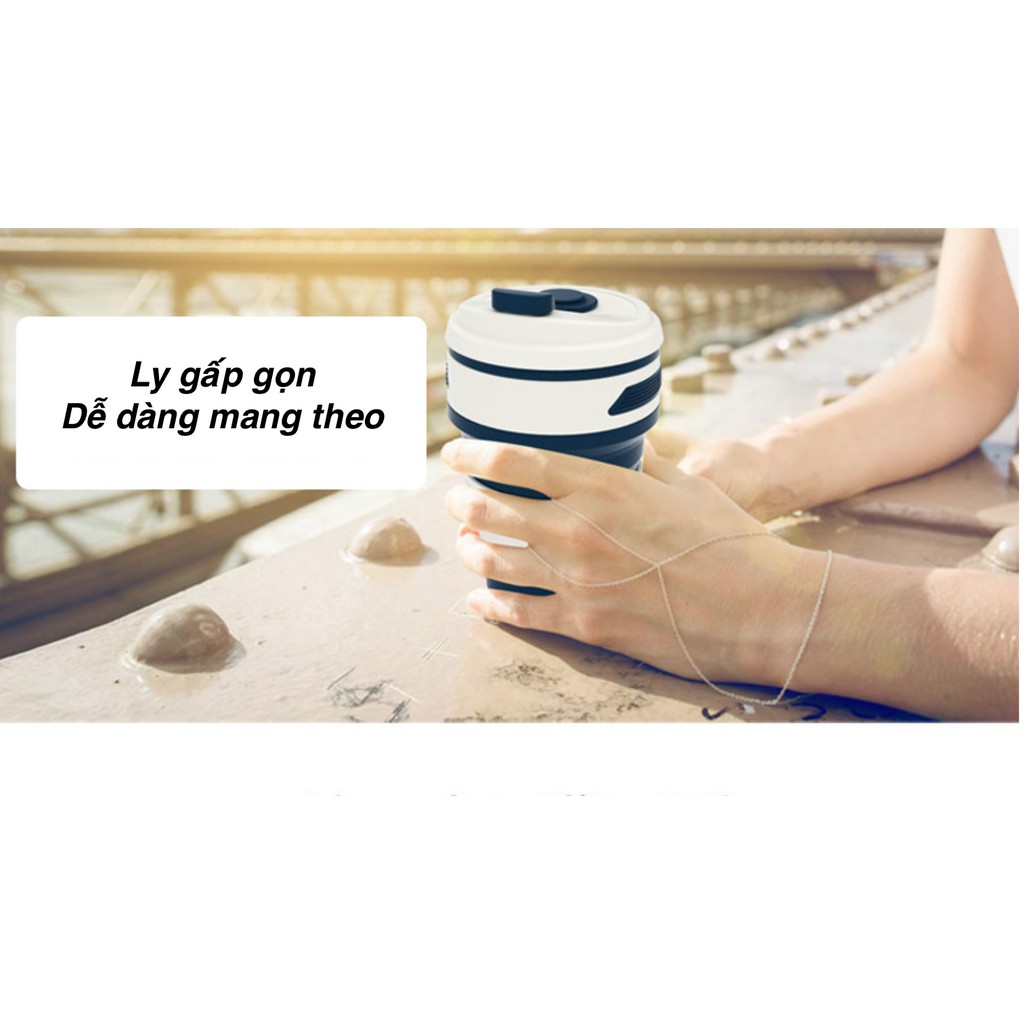 [FREESHIP] Ly đựng nước silicon gấp gọn siêu tiện lợi | BigBuy360 - bigbuy360.vn