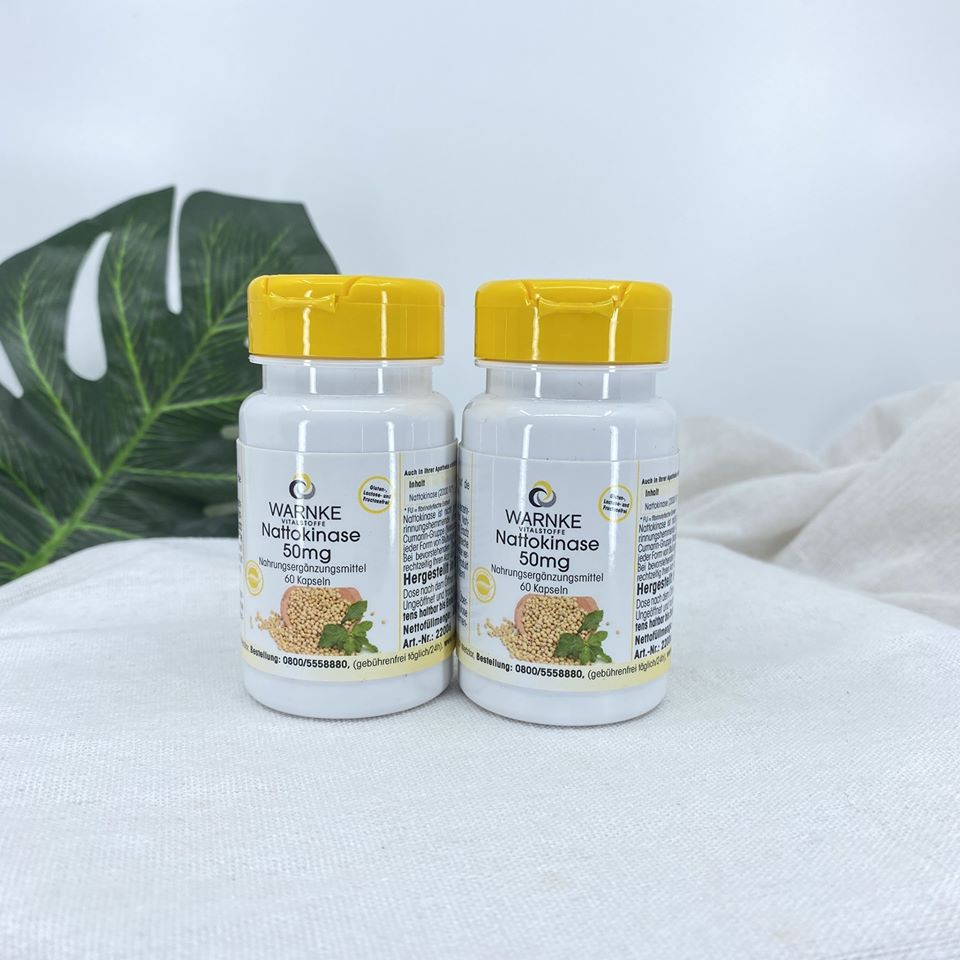 Sản phẩm đột quỵ Nattokinase Warnke 50mg