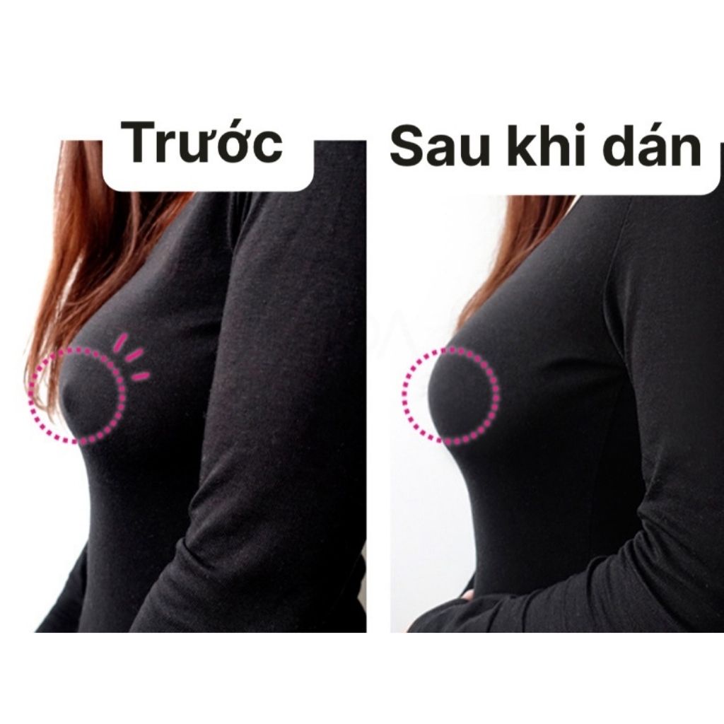 Miếng dán ti ngực, dán ngực sử dụng nhiều lần siêu dính JOCOSI 0122