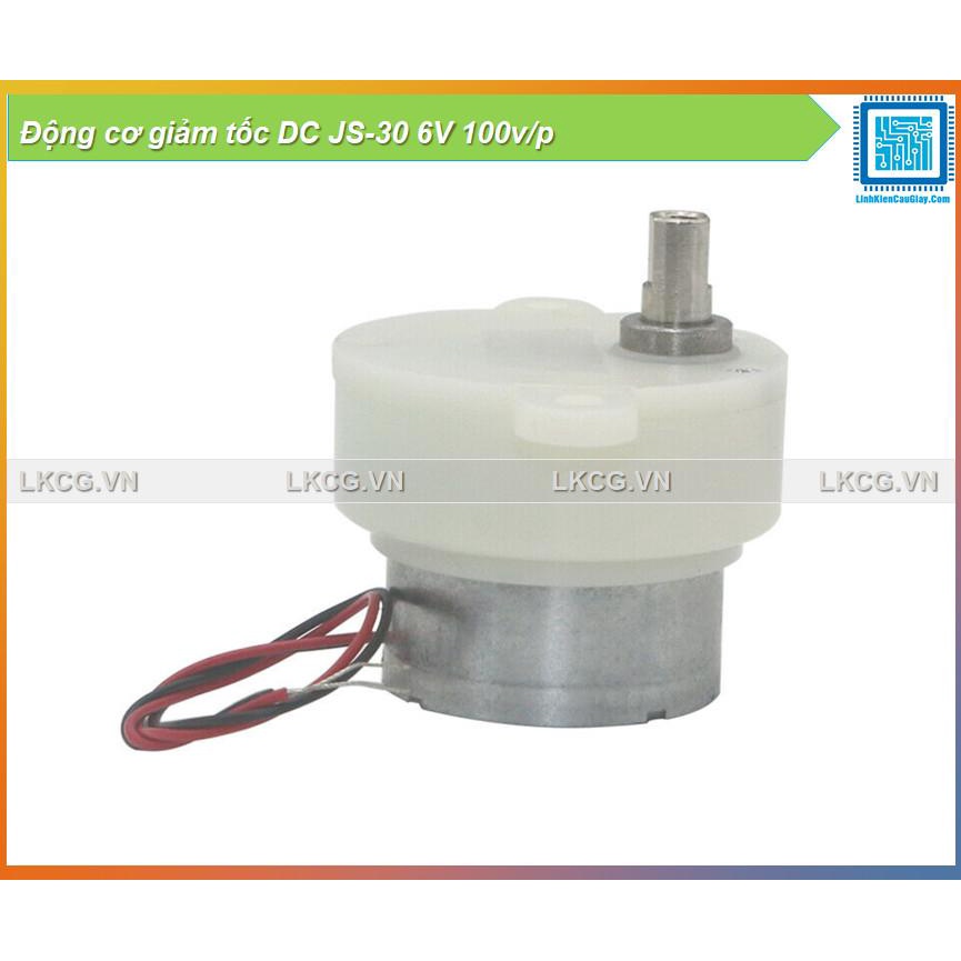 Động cơ giảm tốc DC JS-30 6V 100v/p