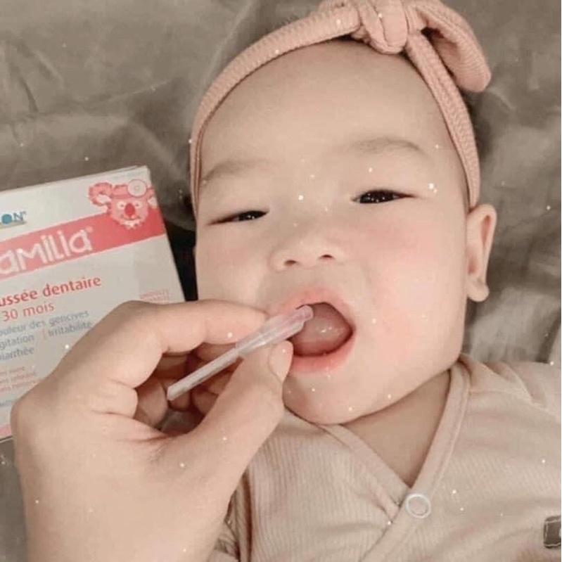 Muối uống cho bé mọc răng Camilia Canada 30 tép