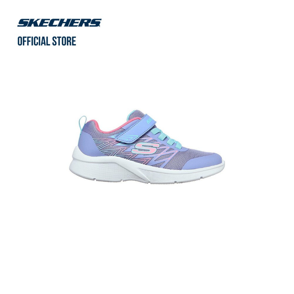 Giày sneaker quai dán bé gái SKECHERS Microspec 302468L-LAV