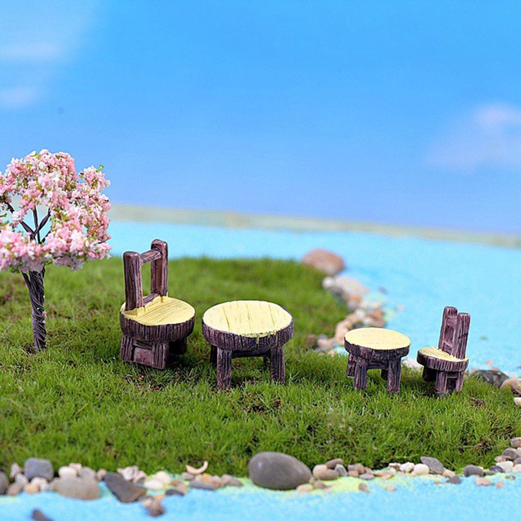 Đồ trang trí Bàn Ghế Ngồi Phong Cách Cổ Điển Độc Đáo Trang Trí Nhà Cửa / Sân Vườn DIY