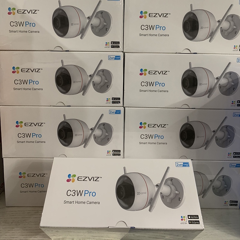 Camera Wifi Ngoài Trời Siêu Nét Màu Đêm Ezviz C3X Mắt Kép 2Mp, Ezviz C3W Pro 4Mp,C3W Pro 2Mp ,Ezviz C3W- Hàng Chính Hãng