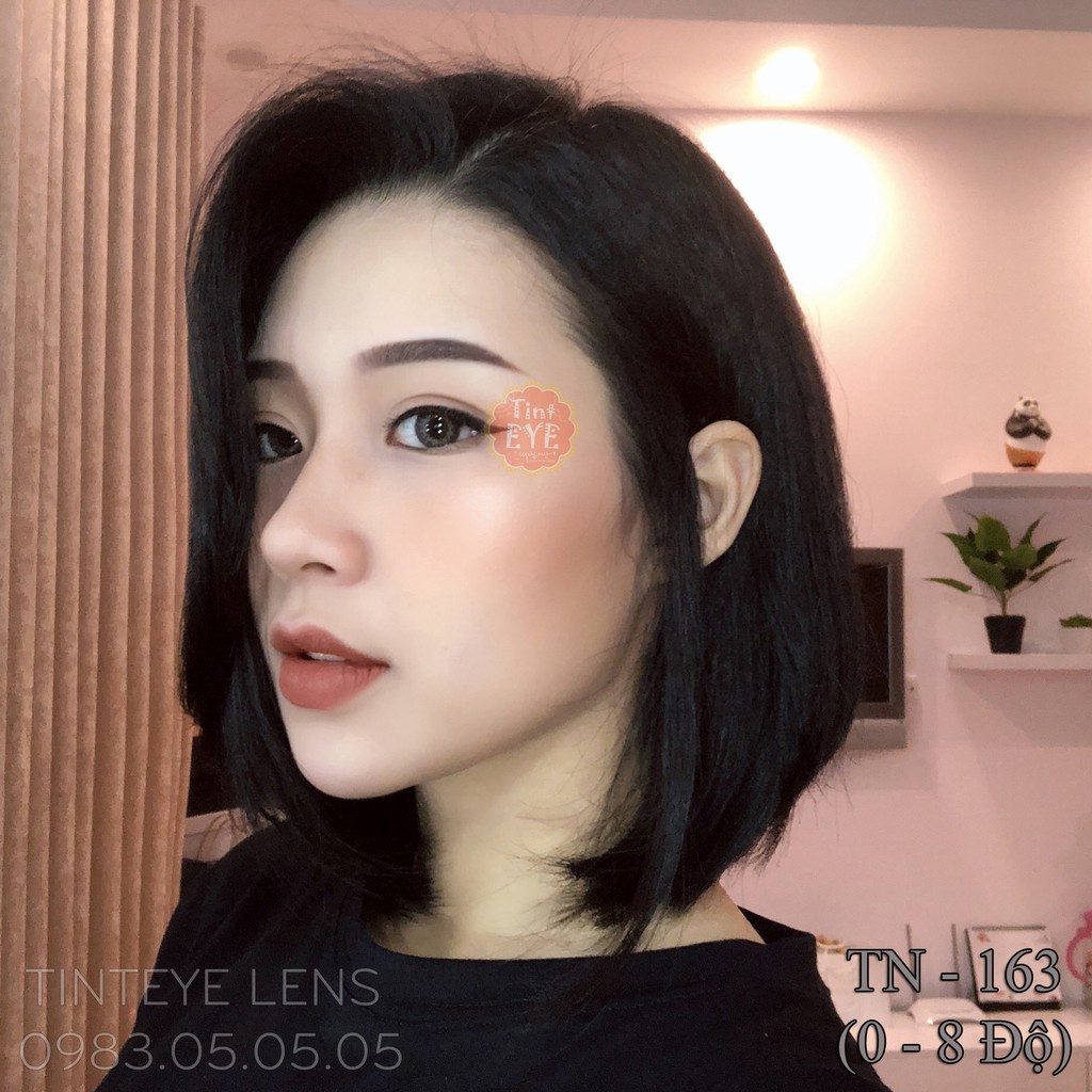 [Tặng Combo 175k] Kính Áp Tròng Tinteye Lens TN-163 Xám Tây