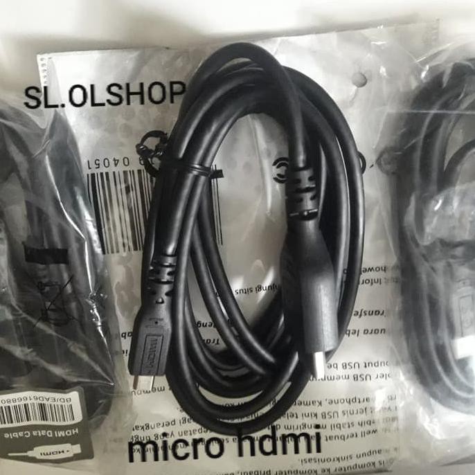 Dây Cáp Micro Hdmi Chất Lượng Cao Cho Máy Ảnh Canon Miroles Eos M3 / M6 Ok 0512