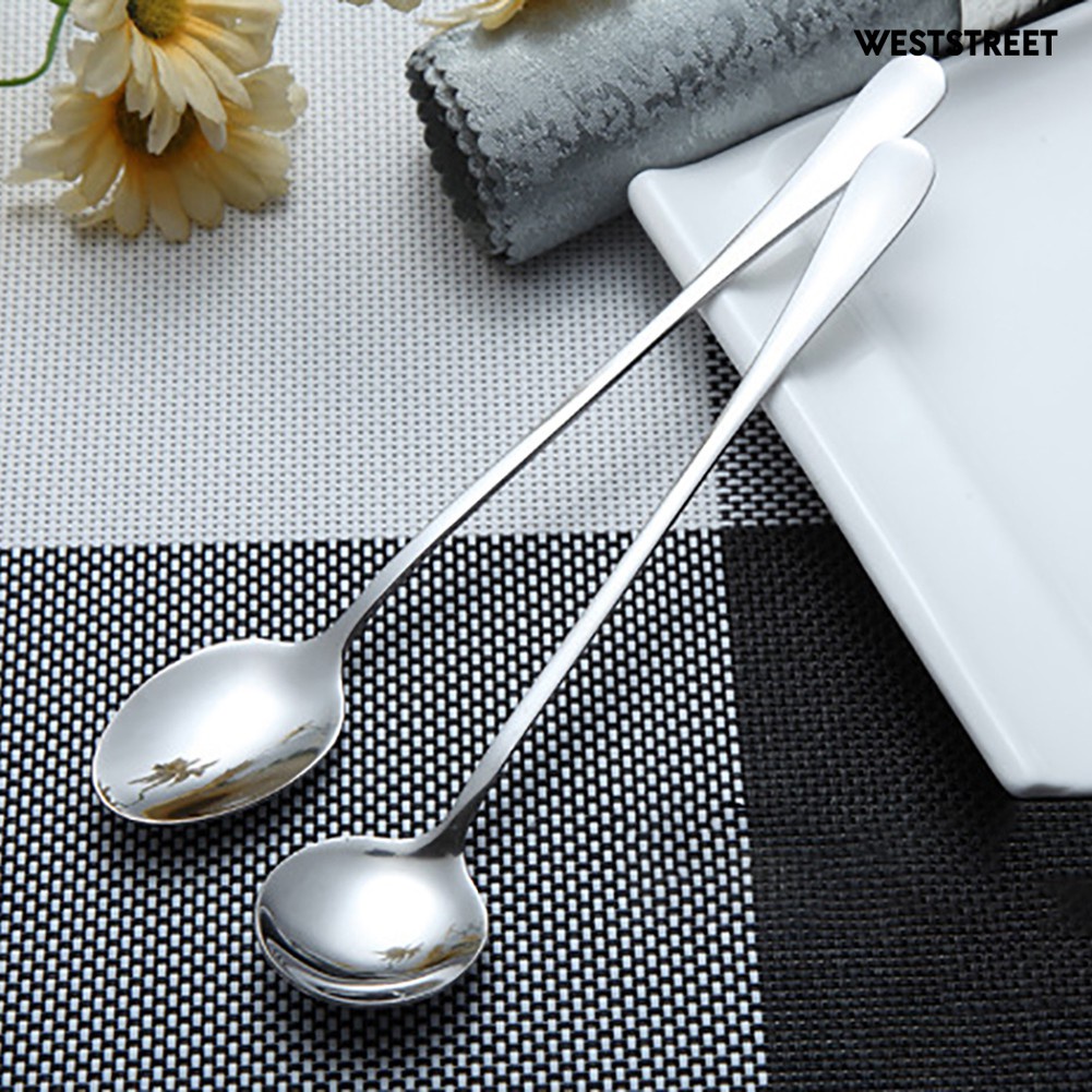 Thìa Muỗng Cafe Inox Cán Dài Dùng Để Múc Thức Ăn, Gia Vị Đồ Dùng Bếp Cho Mọi Gia Đình - GDNC0350