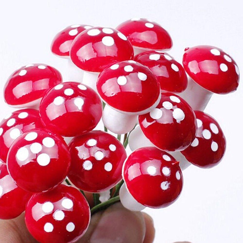 YIYU Set 10 Mô Hình Cây Nấm Mini Trang Trí Sân Vườn