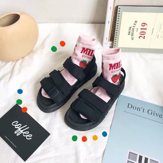 (Sẵn 38) Sandal Ulzzang thời trang sandal đi học Hàn quốc