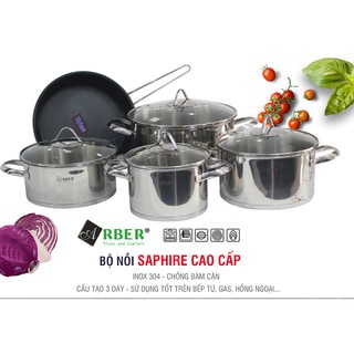 BỘ NỒI INOX ARBER SAPPHIRE