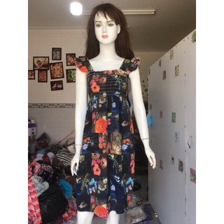 đầm maxi tay cánh tiên