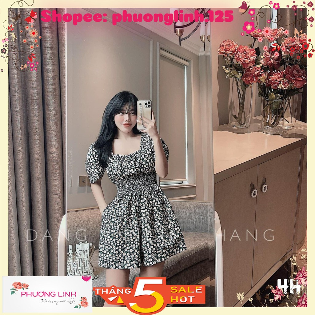 JUM HOA CÚC NHÍ CỔ VUÔNG CHUN EO 2M | BigBuy360 - bigbuy360.vn
