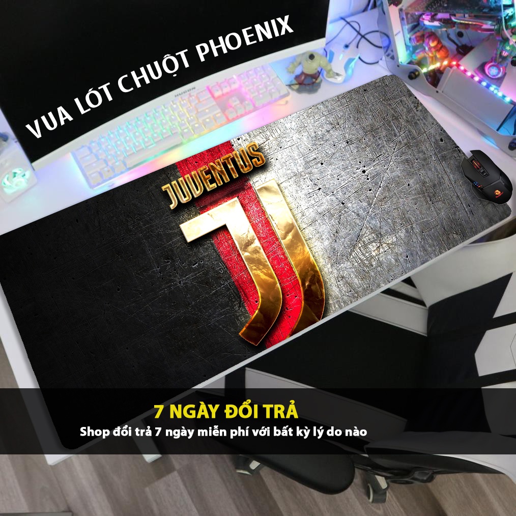 Lót chuột các đội bóng arsenal barcelona Bayern Brasil chelsea juventus liverpool Man city size lớn 30x80cm